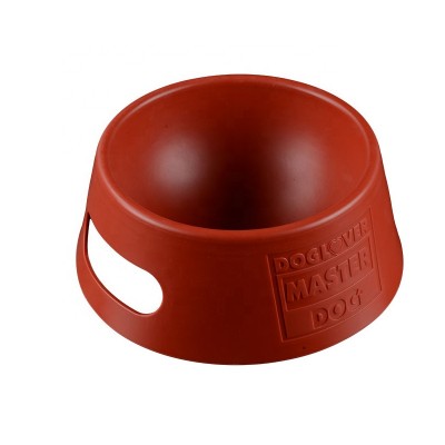 Large Size Non-toxic Round Silicone Bowls For Pet Dog Feeding